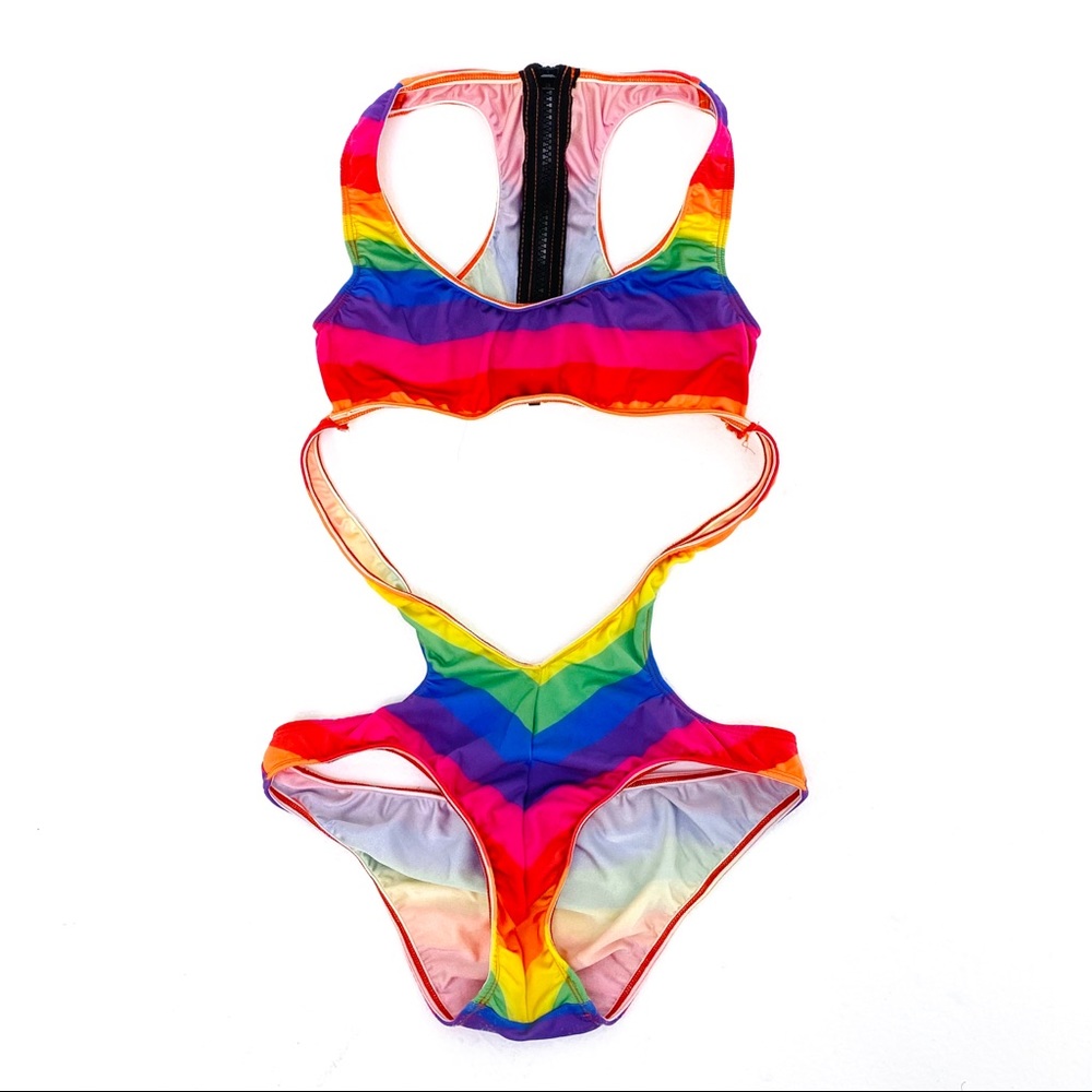 🌈 RAINBOW ONE PIECE SWIMSUIT 🌈